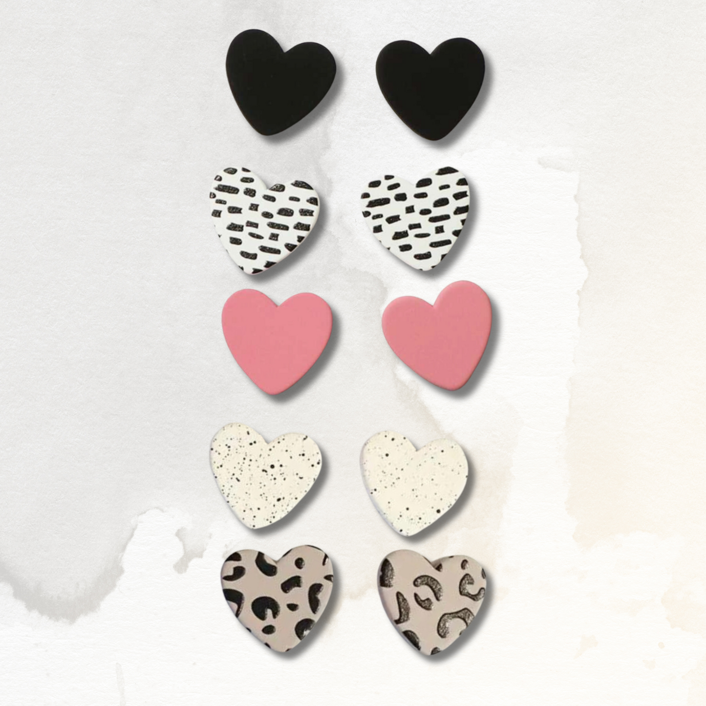 Heart Stud Earrings