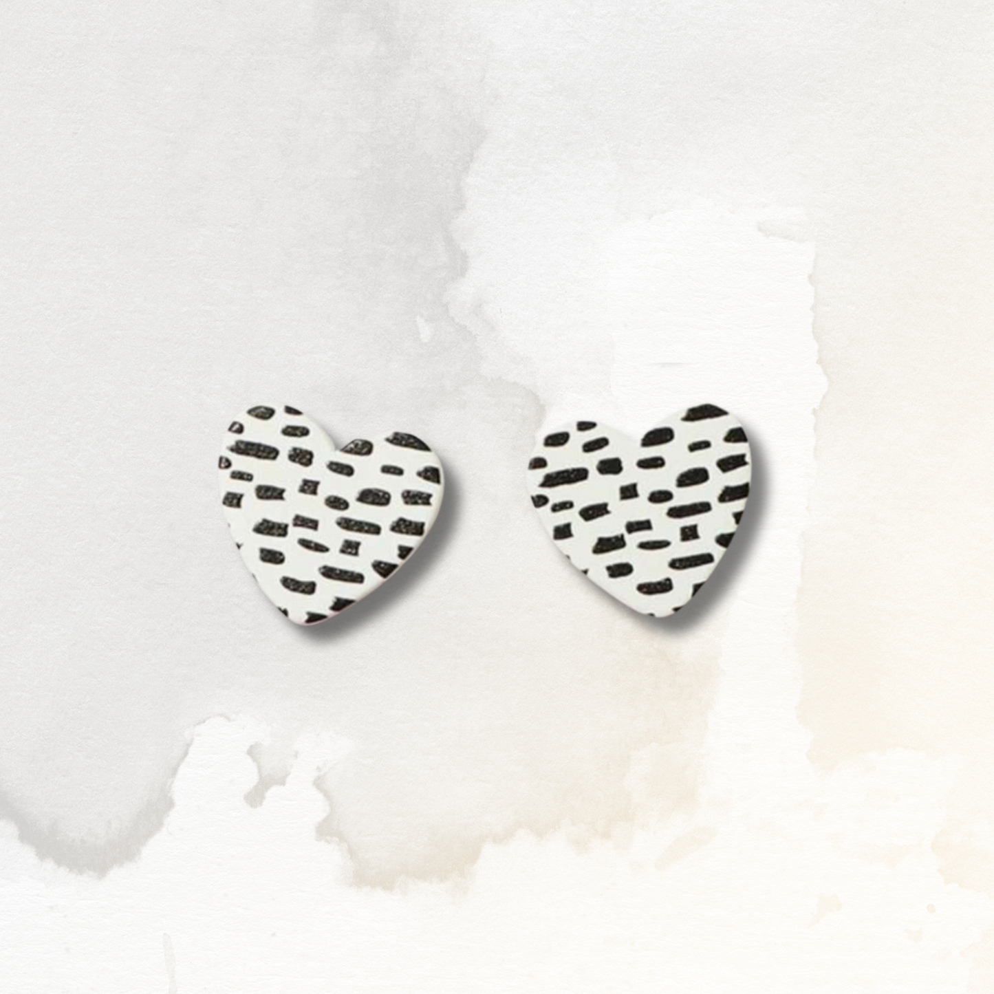 Heart Stud Earrings