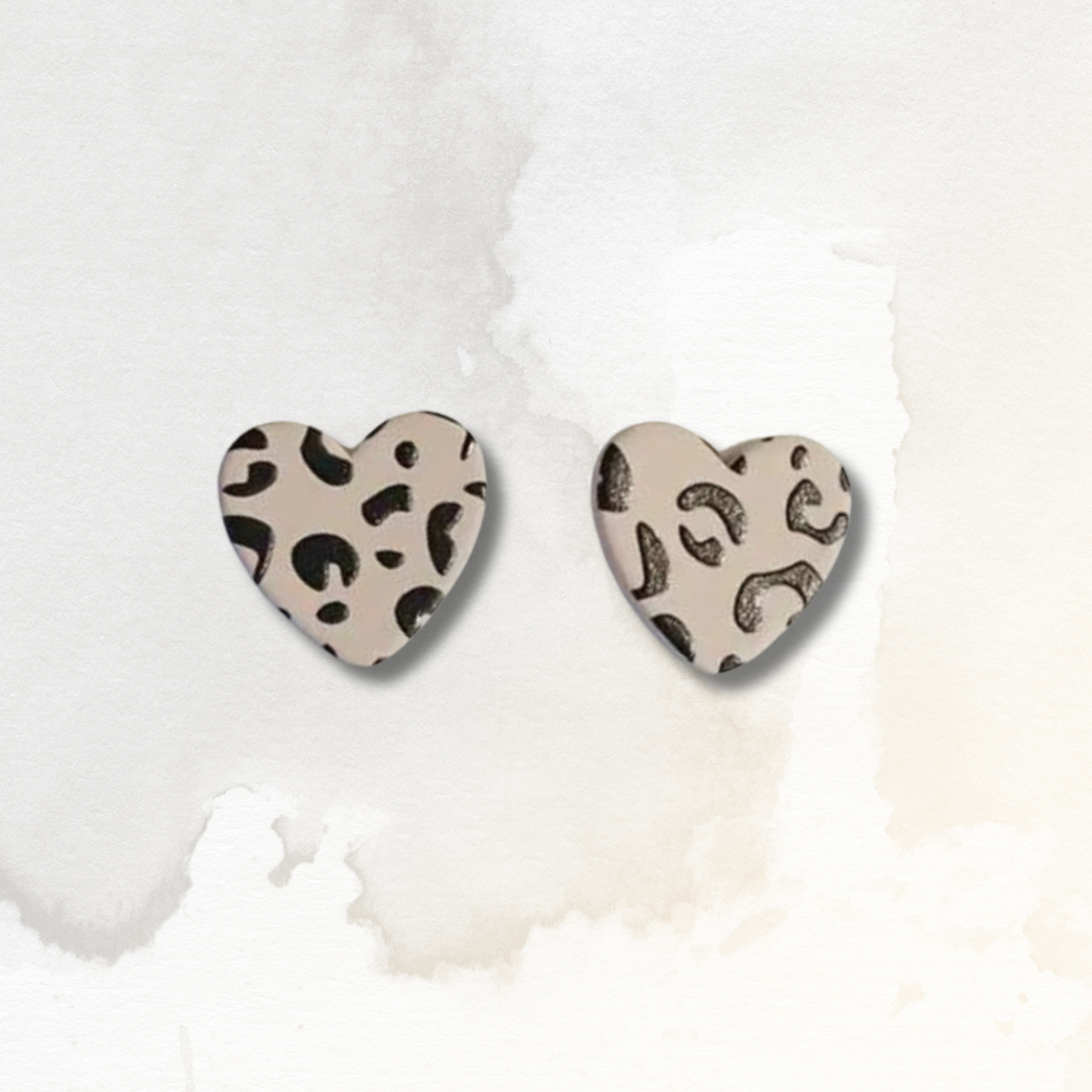 Heart Stud Earrings