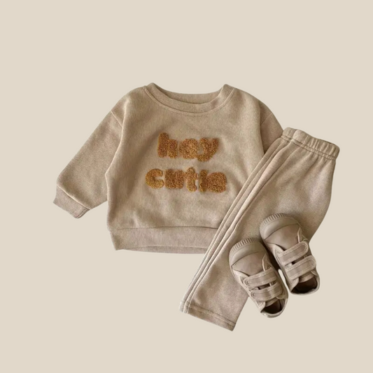 Hey Cutie Sweatshirt and Pant Set