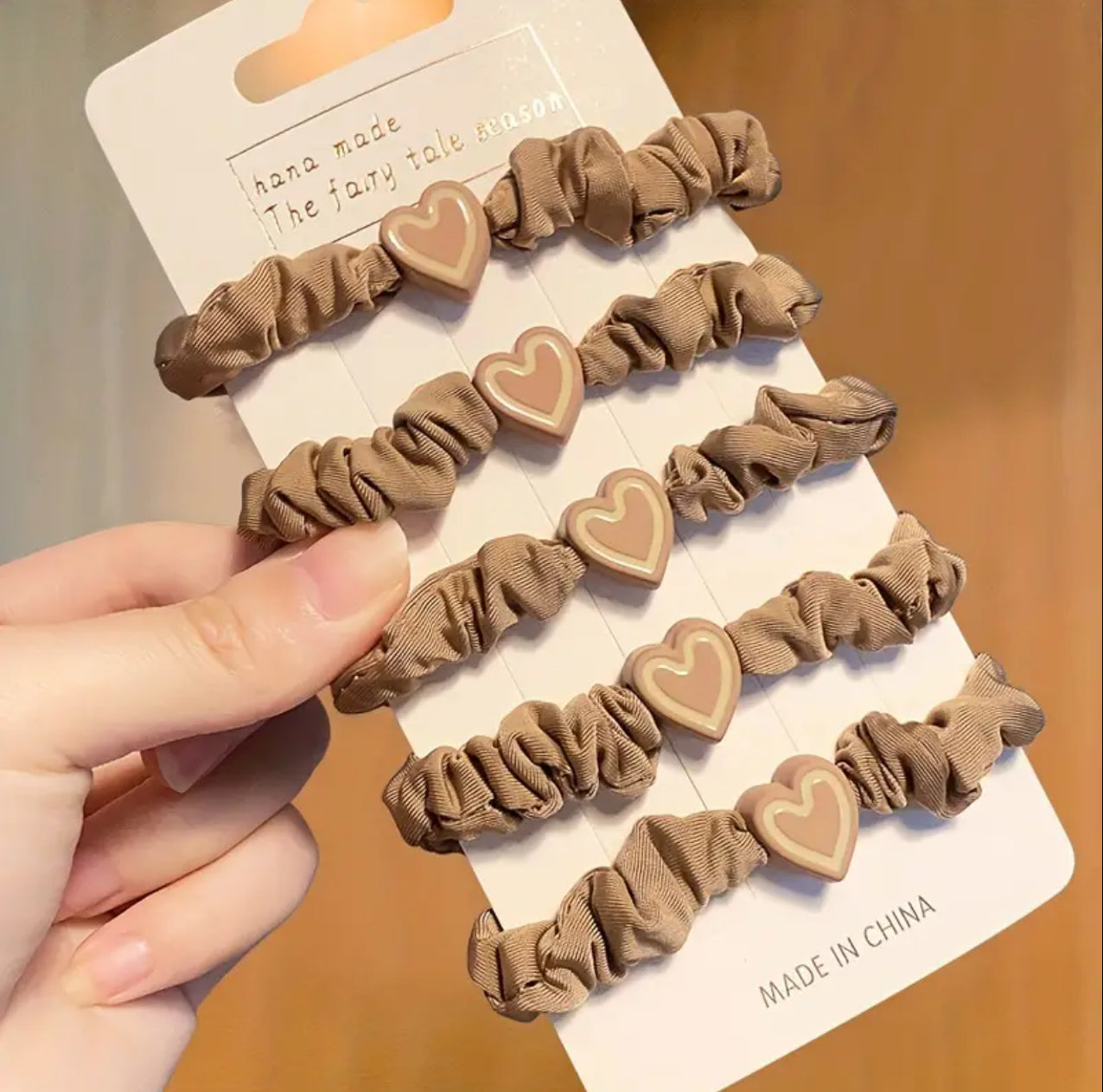 Heart Hair Ties