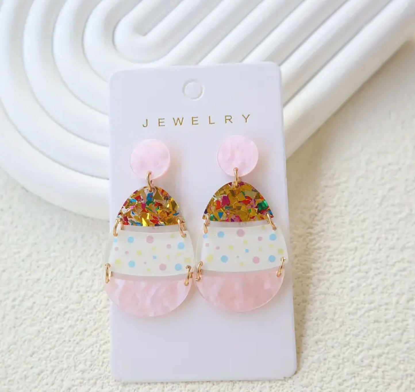 Easter Egg Dangle Earrings