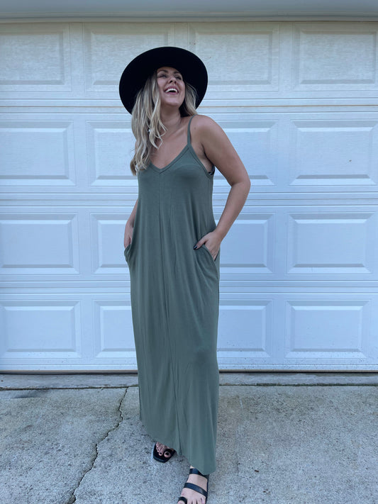 Festive Cami Maxi Dress