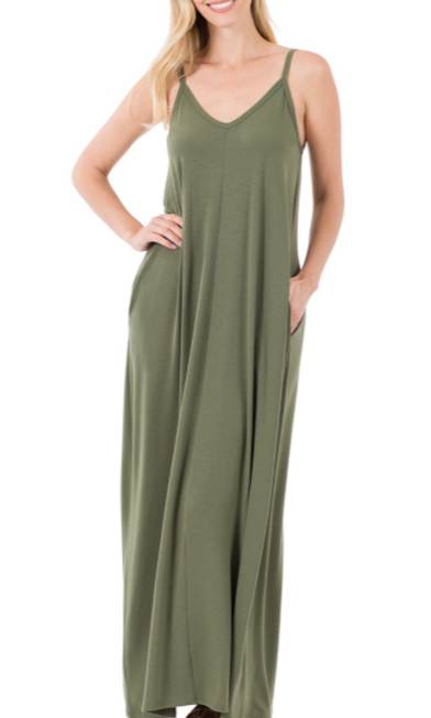 Festive Cami Maxi Dress